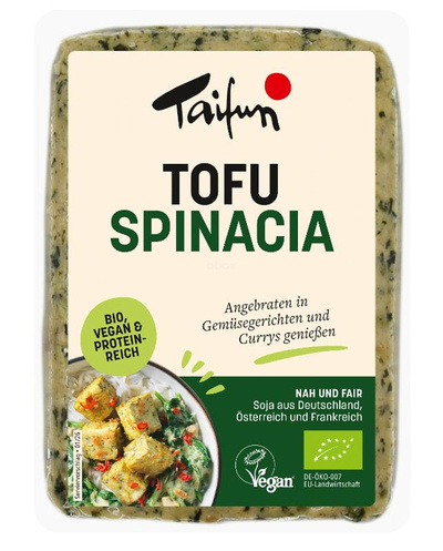 Produktfoto zu Taifun - Tofu Spinacia - 200g