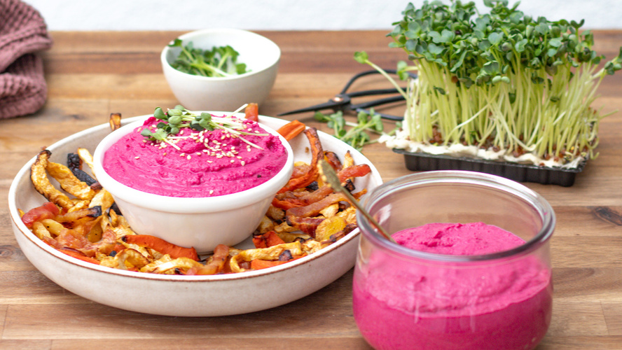Rezeptbild für 216. Rote Bete Hummus