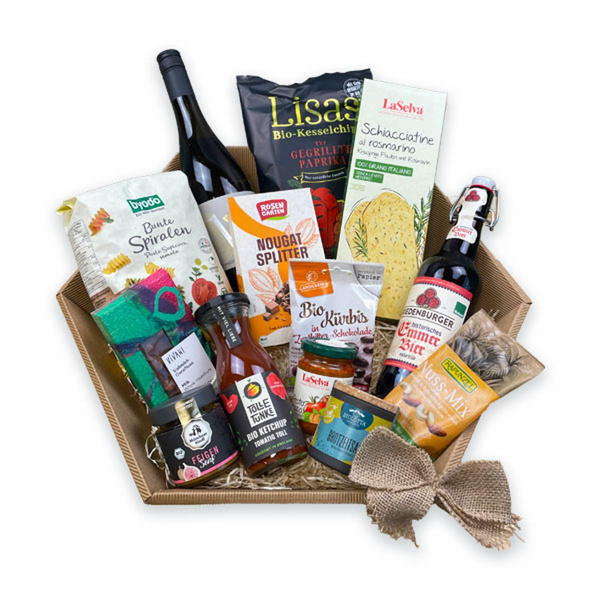 Produktfoto zu Präsentkorb  "Gourmet" - mit Alkohol