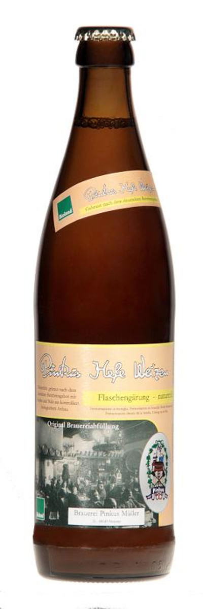 Produktfoto zu Pinkus - Hefe Weizenbier - 0,5l