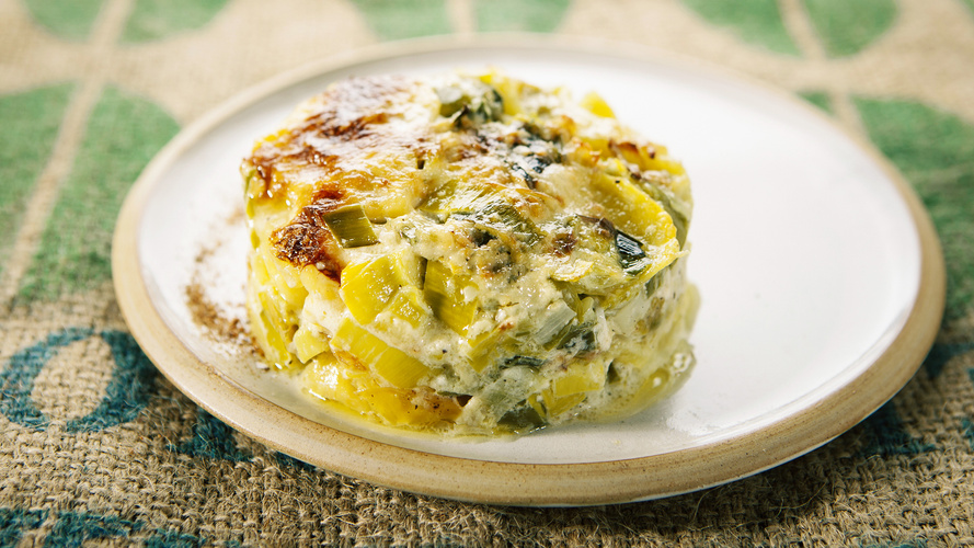 Rezeptbild für 246. Cremiges Kartoffelgratin mit Lauch