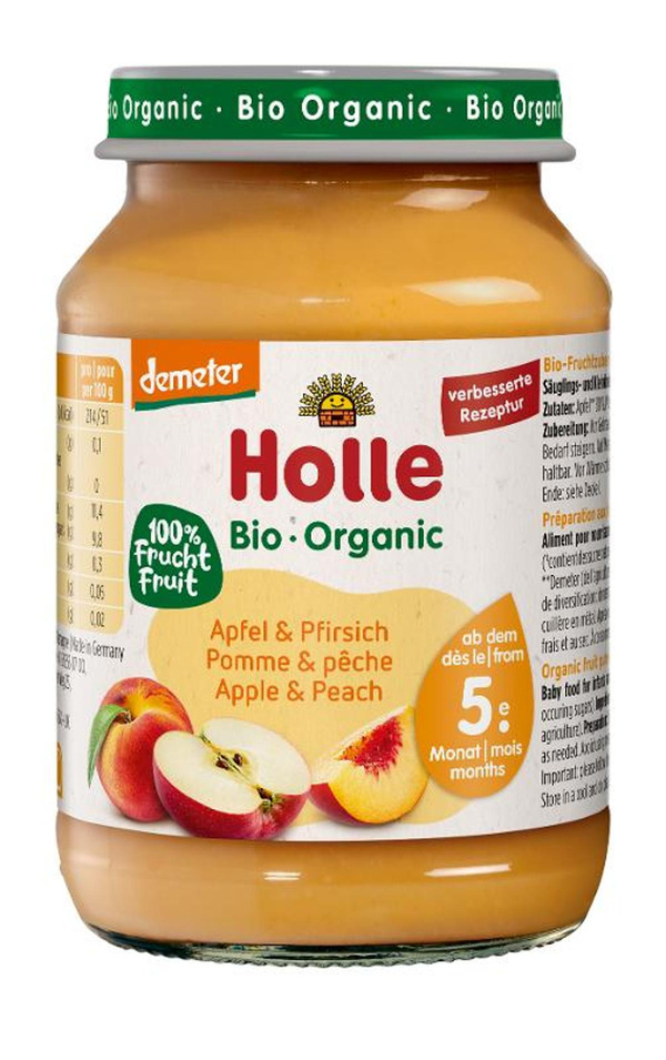 Produktfoto zu Holle - Holle Pfirsich Apfel - 190g