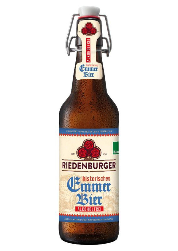 Produktfoto zu Riedenburger - Emmerbier alkoholfrei - 0,5l