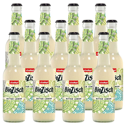 Produktfoto zu Voelkel - Bio Zisch Bitter Lemon - 12 x 0,33l