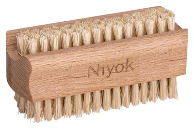 Produktfoto zu Niyok - Handwaschbürste doppelseitig (aus Buchenholz)