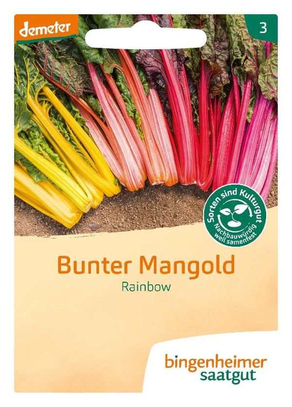 Produktfoto zu Bingenheimer Saatgut - Mangold Rainbow