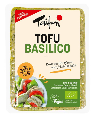 Produktfoto zu Taifun - Tofu Basilico - 200g