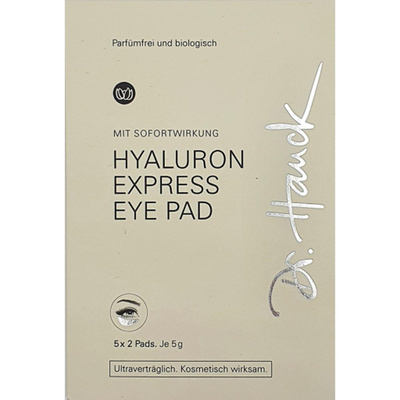 Produktfoto zu Dr. Hauck Hyaluron Express Eye Pad - 5 x 2 Stück