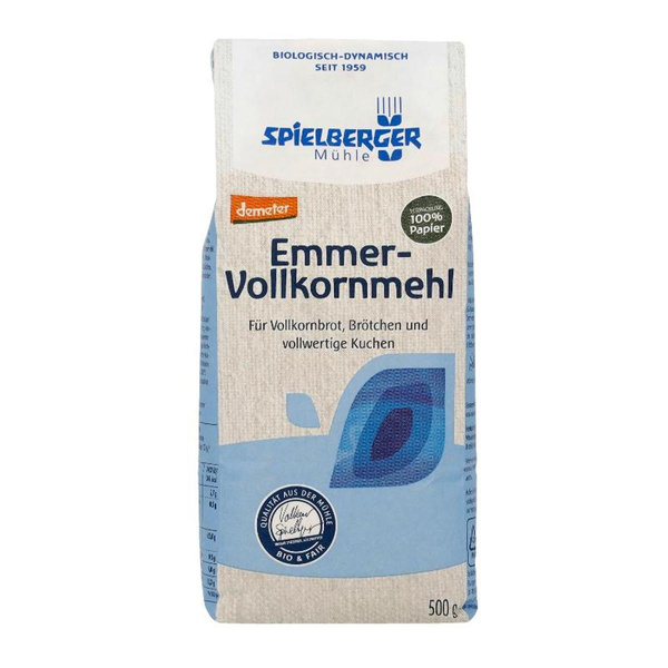 Produktfoto zu Spielberger - Emmer-Vollkornmehl - 500g