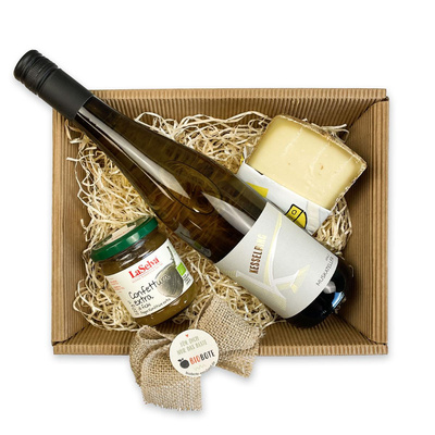 Produktfoto zu Präsentkorb Bergkäse Genusstrio