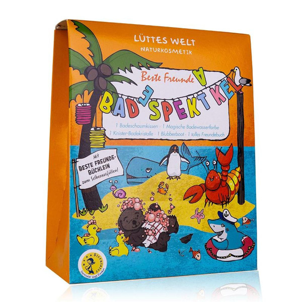 Produktfoto zu Lüttes Welt Badeschaumkissen "Beste Freunde"