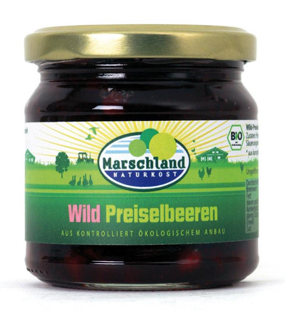 Produktfoto zu Marschland - Wild Preiselbeeren - 220g