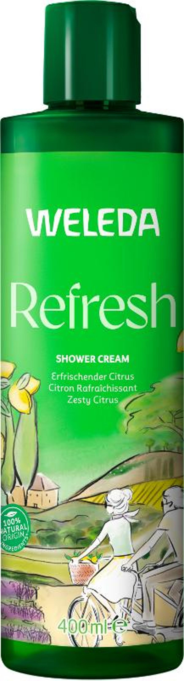 Produktfoto zu Weleda - Refresh Shower Cream Citrus - 400ml