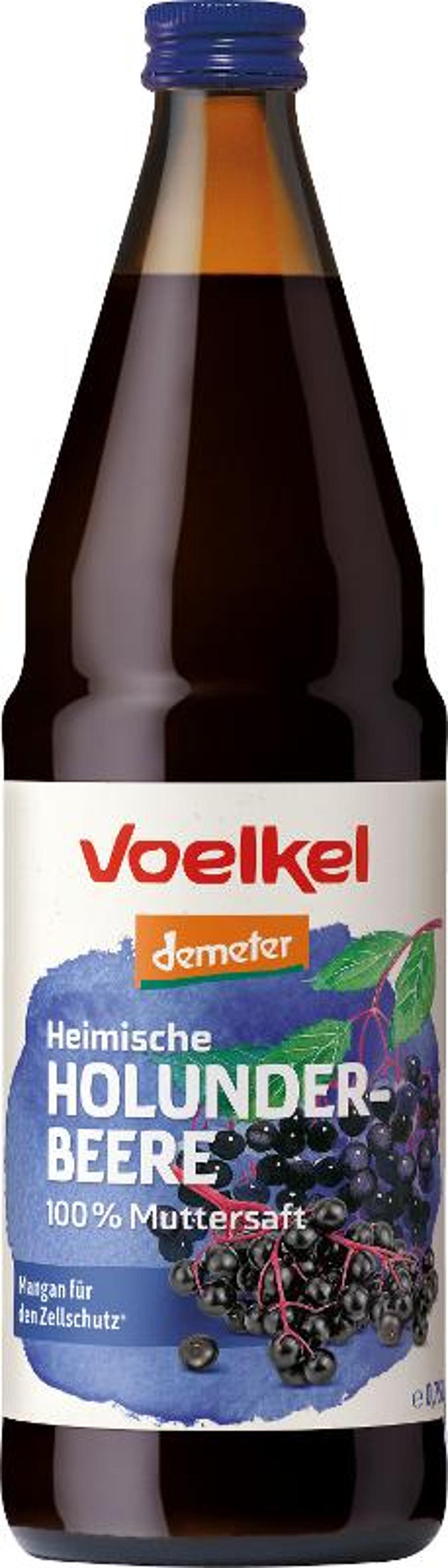 Produktfoto zu Voelkel - Heimischer Holundersaft - 0,75 l