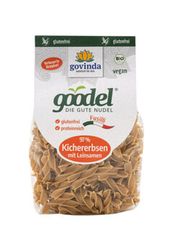 Produktfoto zu Govinda - Kichererbsen Spirelli - 250g