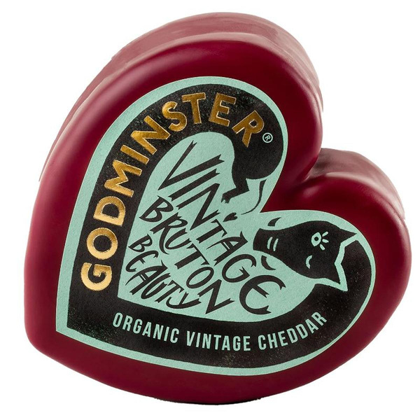 Produktfoto zu Godminster- Cheddar in Herzform, 50 % Fett i. Tr. 200g