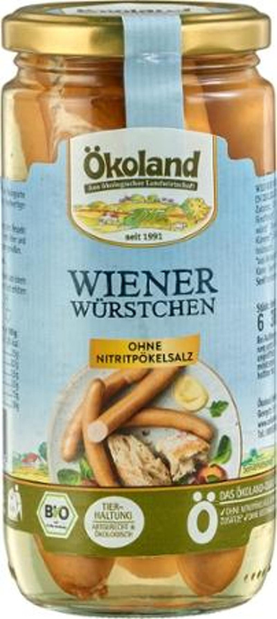 Produktfoto zu Ökoland - Wiener Würstchen - 180g