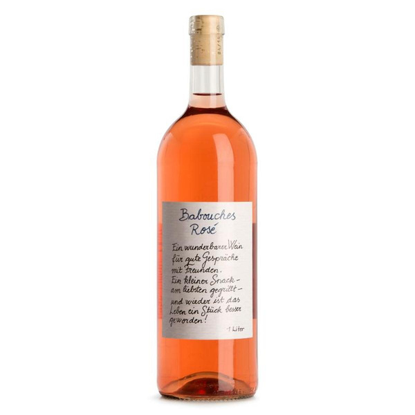 Produktfoto zu Babouches rosé, trocken - 1l Mehrweg