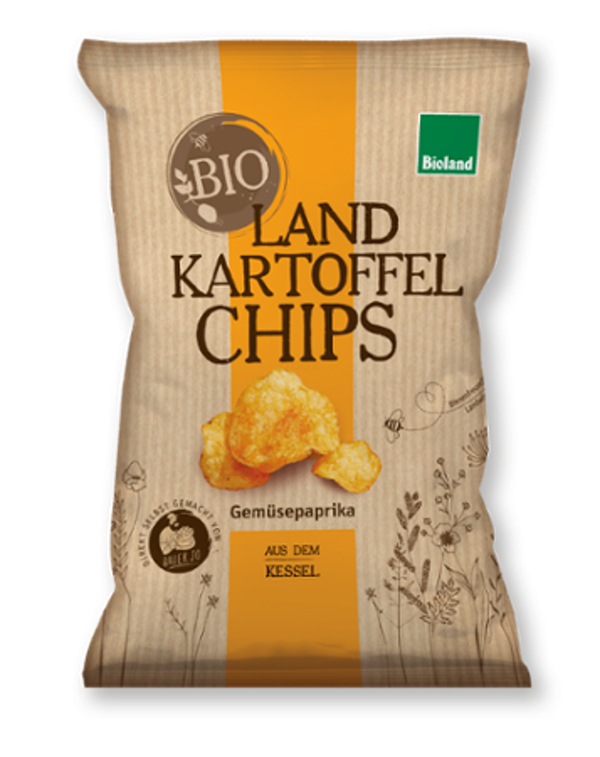 Produktfoto zu Johanning - Kartoffelchips Gemüsepaprika - 125g