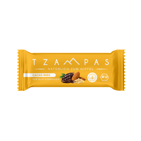 Produktfoto zu TZAMPAS Cacao Nibs Riegel - 40g