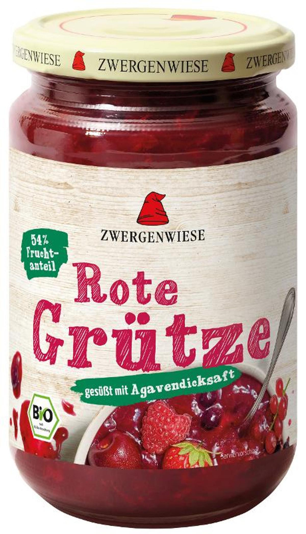 Produktfoto zu Zwergenwiese Rote Grütze - 350g