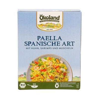 Produktfoto zu Ökoland - Spanische Paella, tiefgekühlt - 400g