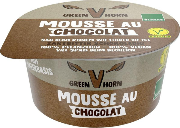 Produktfoto zu Greenhorn - Veganes Mousse au Chocolat - 100g