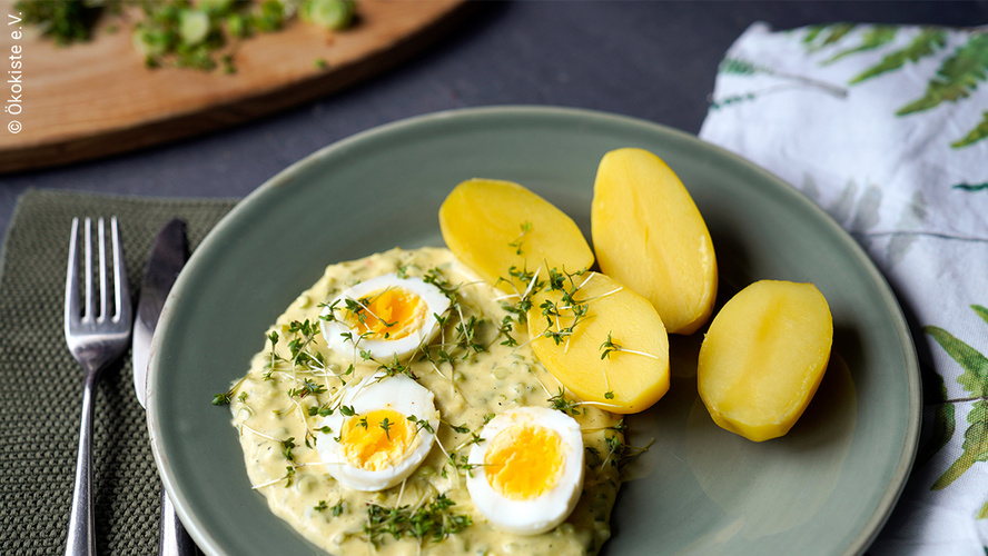 Rezeptbild für 190. Eier in Senfsahne