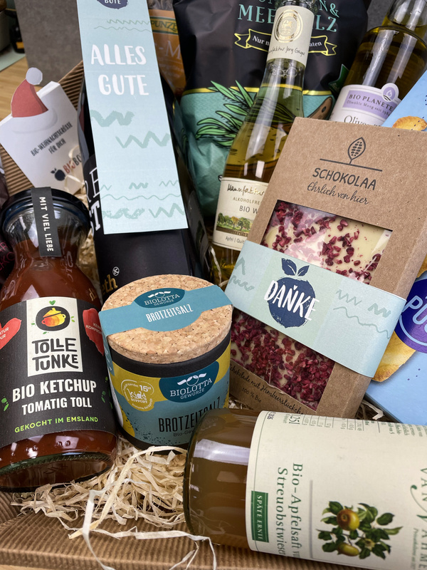 Personalisierte Präsentkörbe- auf deinen Look zugeschnitten