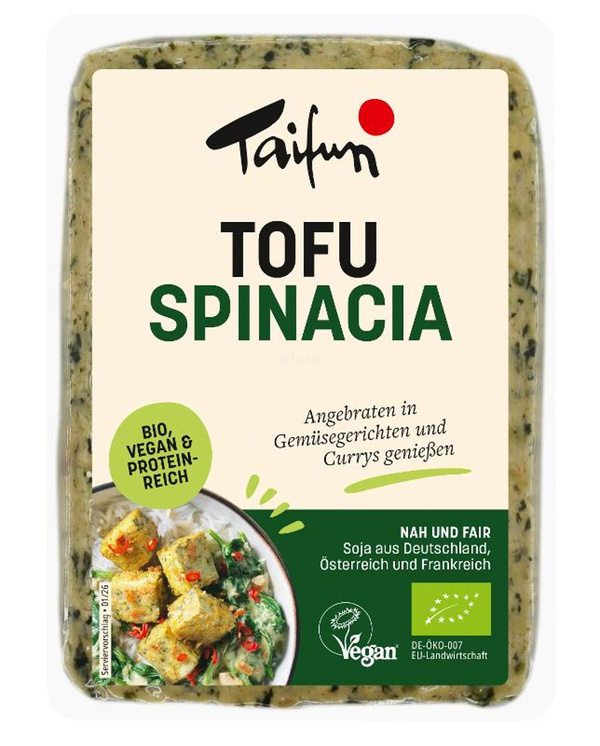 Produktfoto zu Taifun - Tofu Spinacia - 200g