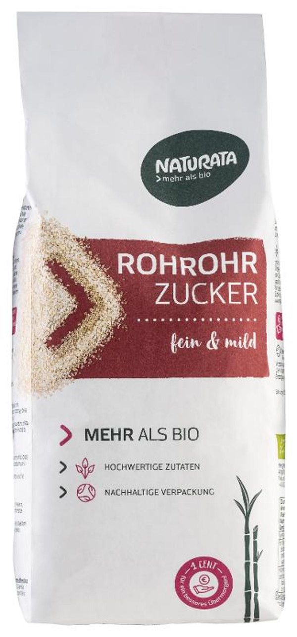 Produktfoto zu Naturata - Rohrohrzucker - 1kg