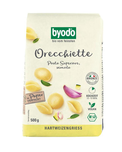 Produktfoto zu byodo - Orecchiette semola - 500g