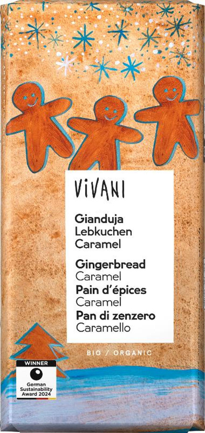 Produktfoto zu Vivani - Lebkuchen Karamell Schokolade - 100 g