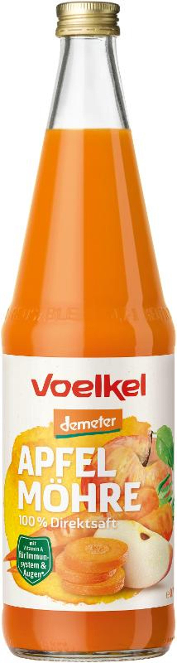 Produktfoto zu Apfel Möhren Saft - 0,7l