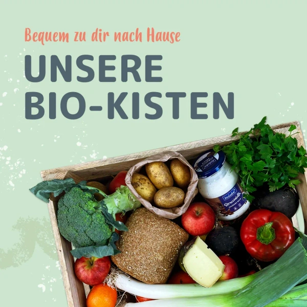 Bequem zu dir nach hause - unsere Biokisten