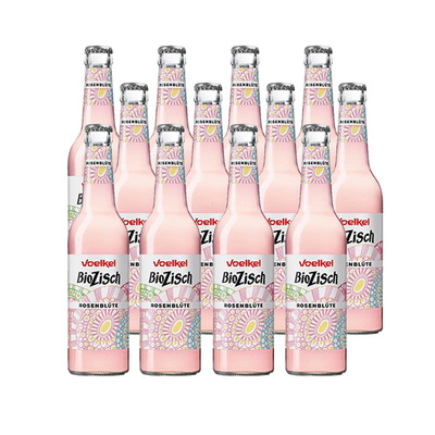 Produktfoto zu Voelkel - Bio Zisch Rosenblüte - 12 x 0,33l