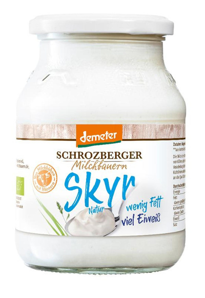 Produktfoto zu Schrozberger - Skyr Natur im Glas - 500g