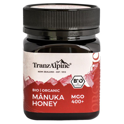 Produktfoto zu TranzAlpine - Manukahonig MGO 400+ - 250g