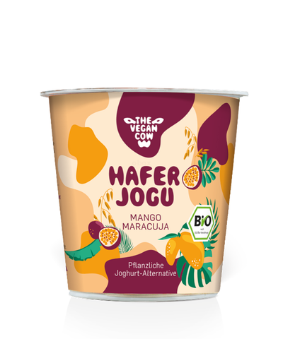 Produktfoto zu The Vegan Cow - Hafer Jogu Mango-Maracuja - 150g