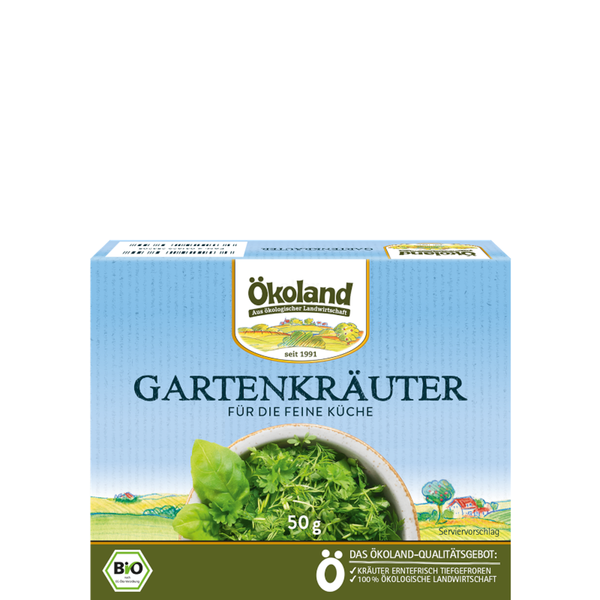 Produktfoto zu Ökoland - Gartenkräuter, fein gehackt, tiefgekühlt - 50 g