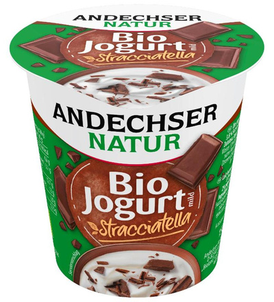 Produktfoto zu Andechser - Joghurt mild Stracciatella, 3,7 - 150g