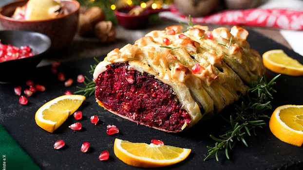 Rezeptbild für 212. Rote Bete Wellington (vegan)