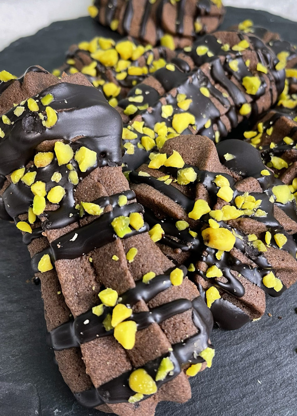 Annas schokoladiges Spritzgebäck