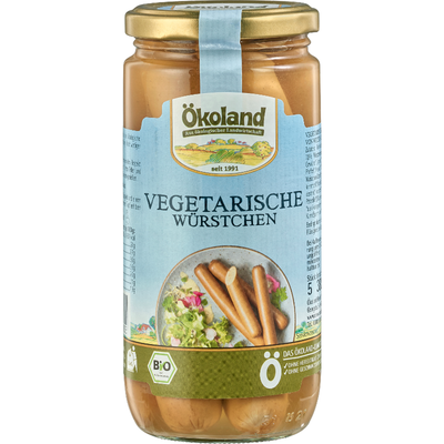 Produktfoto zu Ökoland - Vegetarische Würstchen im Glas - 5 Stück
