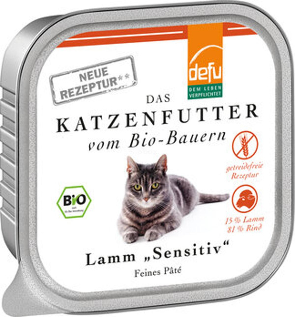 Produktfoto zu Nassfutter Katze Lamm - 16x100g