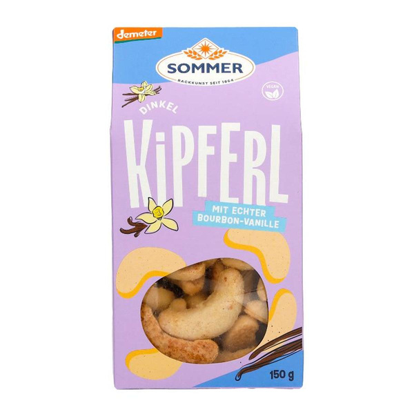 Produktfoto zu Sommer Demeter Dinkel Vanille Kipferl - 150g