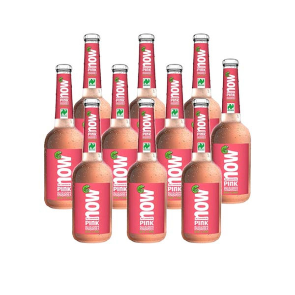 Produktfoto zu now Pink Rhabarber - 10x0,33l