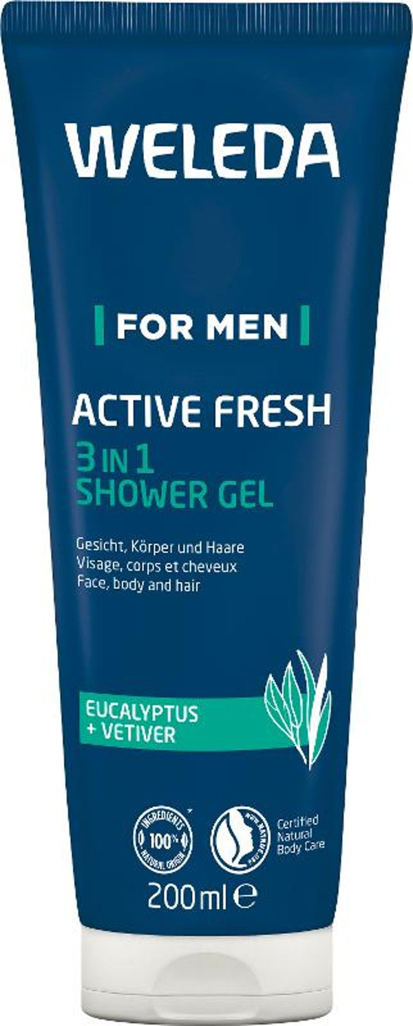 Produktfoto zu Weleda - For Men Aktiv-Duschgel - 200ml
