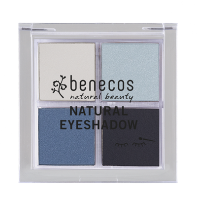 Produktfoto zu Benecos - Quattro Eyeshadow true blue- 4,8g
