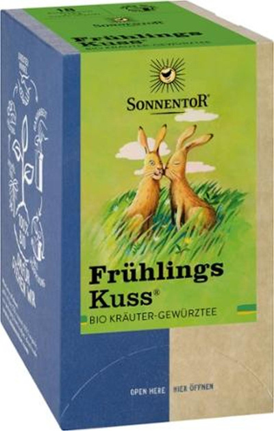 Produktfoto zu Sonnentor Frühlingskuss Kräutertee - 18 x 1,5g